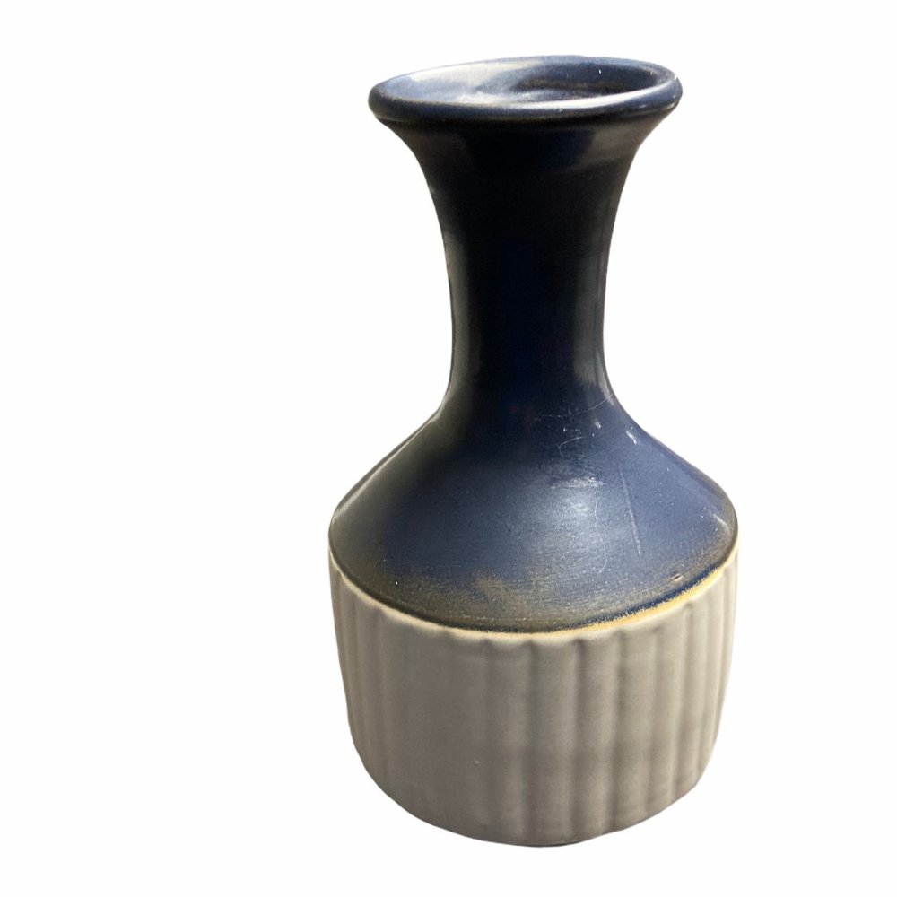 Surya McCain Blue Pottery 10" Vase